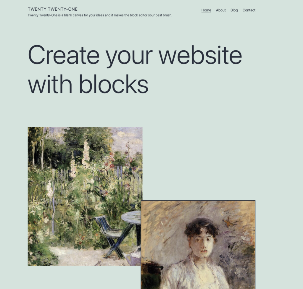 Twenty Twenty One-fastest-wordpress-themes
